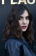 ALISON BRIE at Saint Laurent Show at Paris Fashion Week 09/25/2018