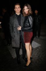 ALISON BRIE at Saint Laurent Show at Paris Fashion Week 09/25/2018