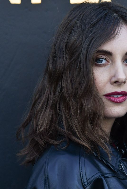 ALISON BRIE at Saint Laurent Show at Paris Fashion Week 09/25/2018
