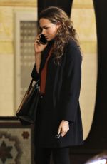 ALLISON MILLER on the Set of A Million Little Things in Vancouver 09/20/2018