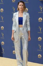 AMANDA CREW at Emmy Awards 2018 in Los Angeles 09/17/2018