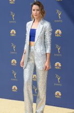 AMANDA CREW at Emmy Awards 2018 in Los Angeles 09/17/2018
