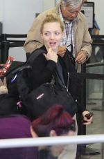 AMANDA SEYFRIED at LAX Airport in Los Angeles 09/28/2018