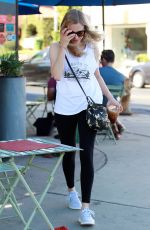 AMANDA SEYFRIED Out for Coffee in Los Angeles 08/29/2018