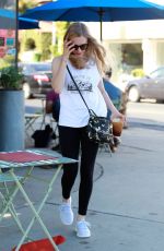 AMANDA SEYFRIED Out for Coffee in Los Angeles 08/29/2018