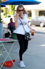 AMANDA SEYFRIED Out for Coffee in Los Angeles 08/29/2018