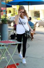 AMANDA SEYFRIED Out for Coffee in Los Angeles 08/29/2018