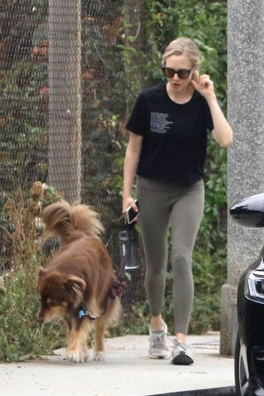 AMANDA SEYFRIED Out Hiking in Los Angeles 09/02/2018