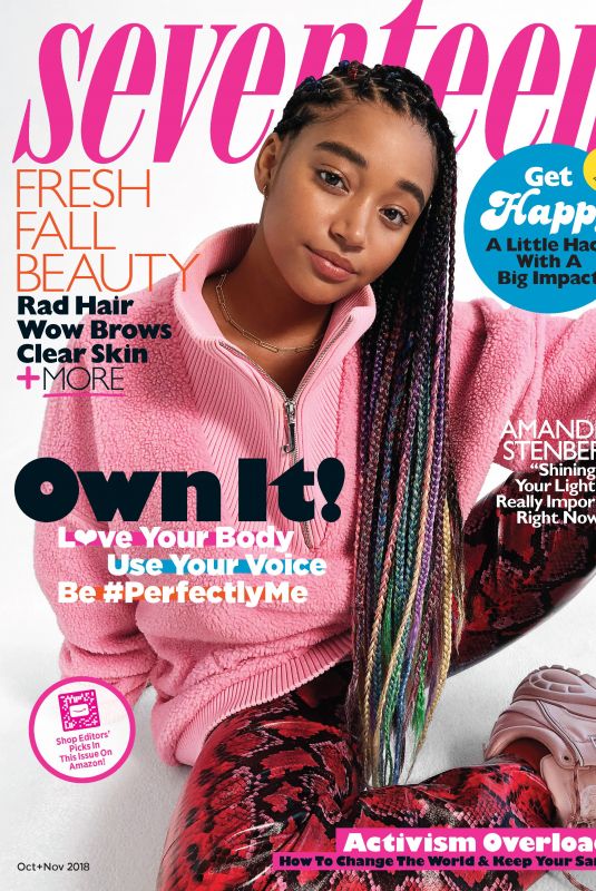 AMANDLA STENBERG for Seventeen Magazine, October/November 2018