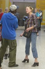 AMBER HEARD Arrives at Airport in Toronto 09/06/2018