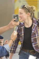 AMBER HEARD Arrives at Airport in Toronto 09/06/2018
