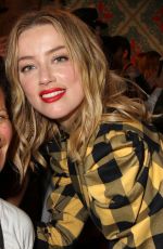 AMBER HEARD at Alice + Olivia by Stacey Bendet Show at New York Fashion Week 09/11/2018