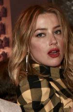 AMBER HEARD at Alice + Olivia by Stacey Bendet Show at New York Fashion Week 09/11/2018