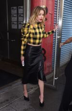 AMBER HEARD at Alice + Olivia by Stacey Bendet Show at New York Fashion Week 09/11/2018