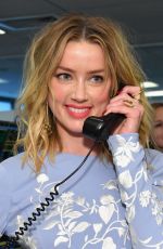 AMBER HEARD at Charity Day Hosted by Cantor Fitzgerald in New York 09/11/2018