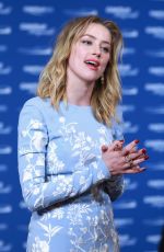 AMBER HEARD at Charity Day Hosted by Cantor Fitzgerald in New York 09/11/2018