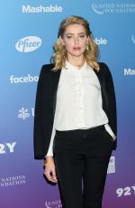 AMBER HEARD at Social Good Summit in New York 09/23/2018