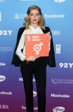 AMBER HEARD at Social Good Summit in New York 09/23/2018