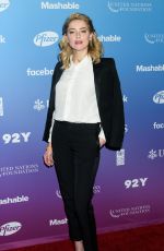AMBER HEARD at Social Good Summit in New York 09/23/2018