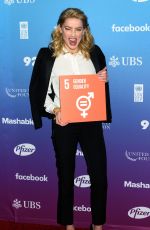 AMBER HEARD at Social Good Summit in New York 09/23/2018