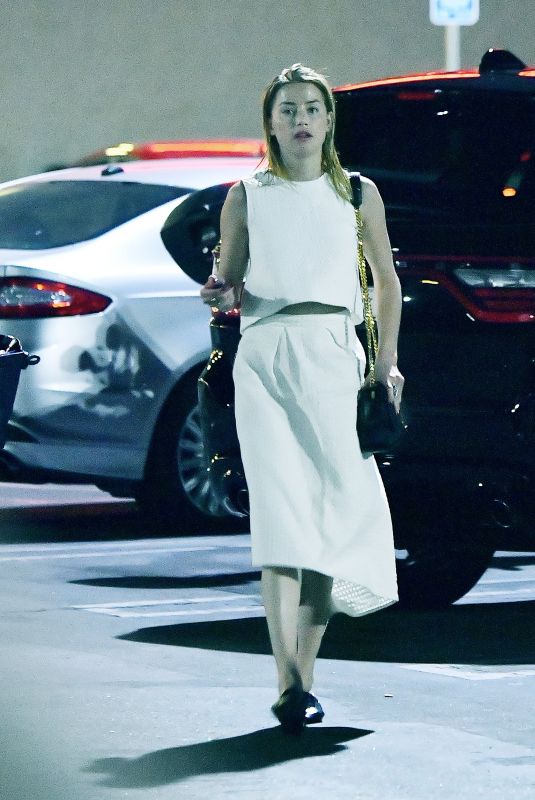 AMBER HEARD Night Out in Woodland Hills 09/06/2018