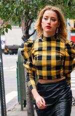 AMBER HEARD Out for Lunch in New York 09/11/2018