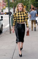 AMBER HEARD Out for Lunch in New York 09/11/2018