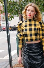 AMBER HEARD Out for Lunch in New York 09/11/2018