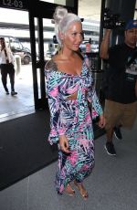 AMBER ROSE at Los Angeles International Airport 09/17/2018