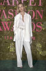 AMBER VALLETTA at Green Carpet Fashion Awards in Milan 09/23/2018