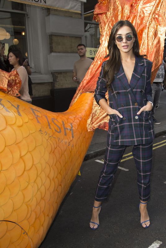 AMY JACKSON at Henry Holland Show at London Fashion Week 09/15/2018