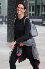 ANDREA MCLEAN Arrives at ITV Studios in London 09/03/2018