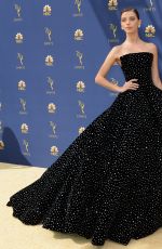 ANGELA SARAFYAN at Emmy Awards 2018 in Los Angeles 09/17/2018