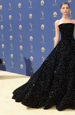ANGELA SARAFYAN at Emmy Awards 2018 in Los Angeles 09/17/2018