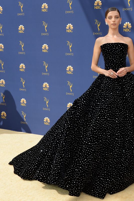 ANGELA SARAFYAN at Emmy Awards 2018 in Los Angeles 09/17/2018