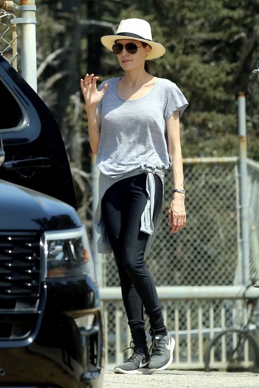 ANGELINA JOLIE Out Hiking in Los Angeles 09/03/2018