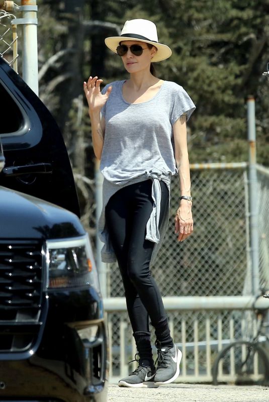 ANGELINA JOLIE Out Hiking in Los Angeles 09/03/2018