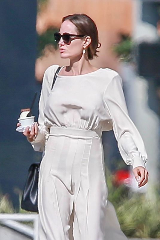 ANGELINA JOLIE Shopping at Fred Segal in West Hollywood 09/092018