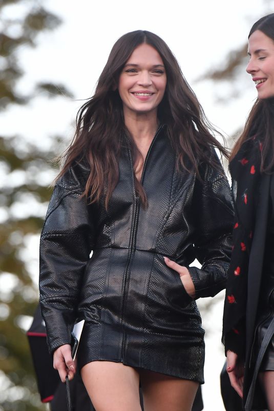 ANNA BREWSTER at Saint Laurent Show at Paris Fashion Week 09/25/2018
