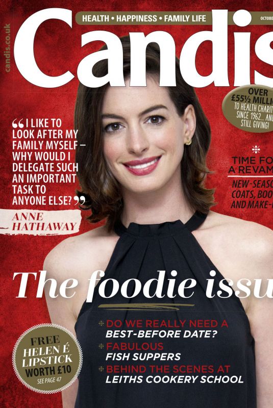 ANNE HATHAWAY in Candis Magazine, October 2018