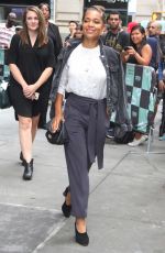 ANTONIA THOMAS Arrives at AOL Build Series in New York 09/26/2018