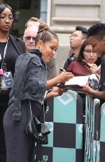 ANTONIA THOMAS Arrives at AOL Build Series in New York 09/26/2018