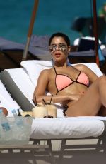ARIADNA GUTIERREZ in Bikini at a Beach in Miami 09/15/2018