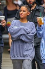 ARIANA GRANDE Out and About in New York 09/18/2018