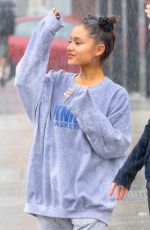 ARIANA GRANDE Out and About in New York 09/18/2018