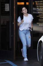ARIEL WINTER Leaves Valley Eye Professional in Studio City 09/05/2018