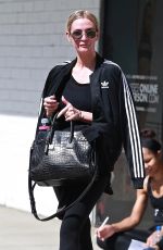ASHLEE SIMPSON Leaves Tracy Anderson Gym in Studio City 09/26/2018