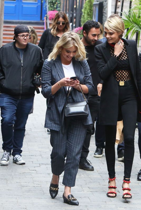 ASHLEY BENSON and CARA DELEVINGNE Out in Toronto 09/09/2018