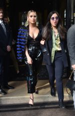 ASHLEY BENSON at Balmain Show at Paris Fashion Week 09/28/2018