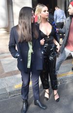 ASHLEY BENSON at Balmain Show at Paris Fashion Week 09/28/2018